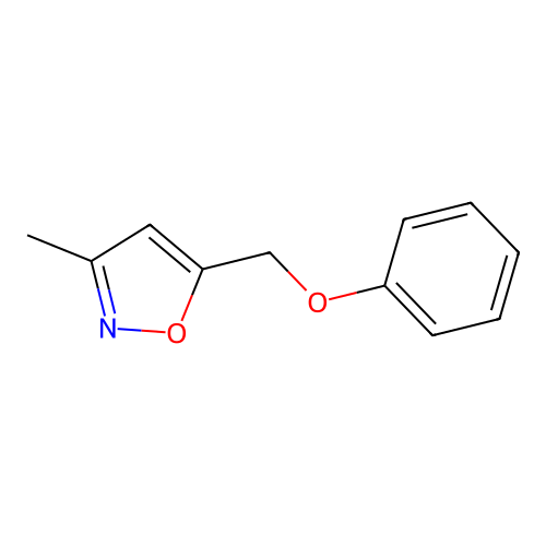 [(3-Methylisoxazol-5-yl)methoxy]benzene structure