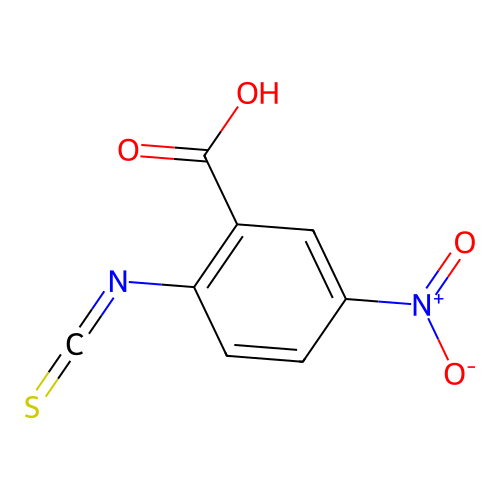 2-Isothiocyanato-5-nitrobenzoic acid structure