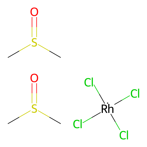 Rhodate(1-), sodium structure