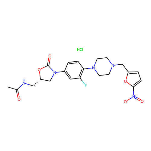 Ranbezolid hydrochloride structure