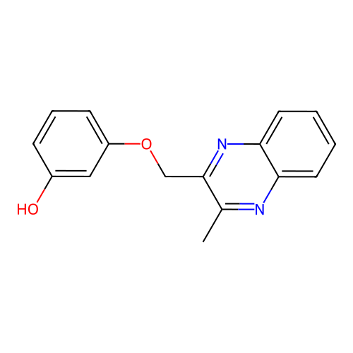 3-[(3-Methylquinoxalin-2-yl)methoxy]phenol structure