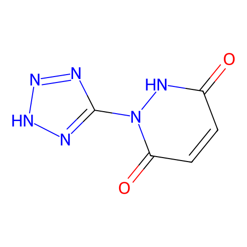 6-hydroxy-2-(1H-tetrazol-5-yl)pyridazin-3(2H)-one structure