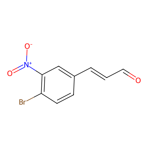 3-(4-Bromo-3-nitrophenyl)prop-2-enal structure