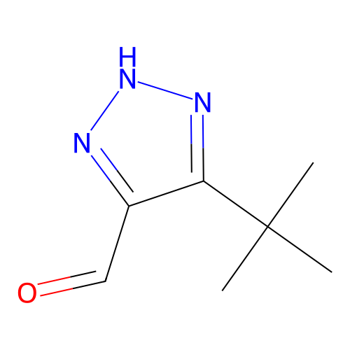 5-(tert-Butyl)-2H-1,2,3-triazole-4-carbaldehyde structure