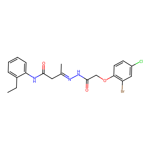 C20H21BrClN3O3 structure