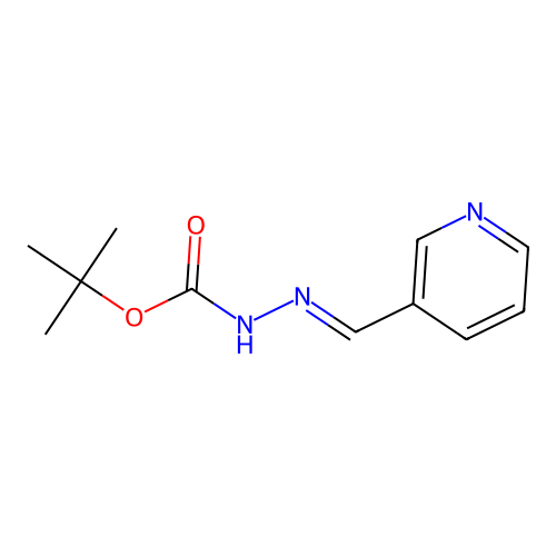 tert-Butyl-2-(pyridin-3-ylmethylidene)hydrazinecarboxylate structure