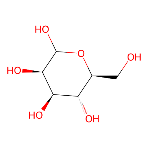 L-mannopyranose structure