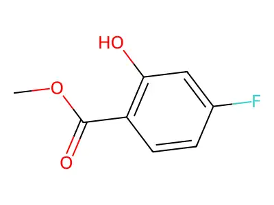 Methyl 4-fluorosalicylate structure