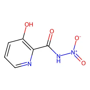 3-Hydroxy-N-nitropyridine-2-carboxamide structure