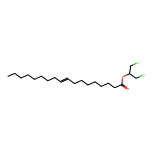 1,3-dichloropropan-2-yl (Z)-octadec-9-enoate structure