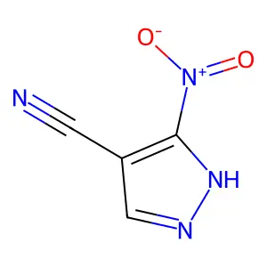 3-Nitro-1H-pyrazole-4-carbonitrile structure