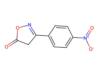 3-(4-Nitrophenyl)isoxazol-5(4H)-one structure
