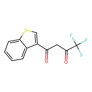 3-Thianaphthenoyltrifluoroacetone structure