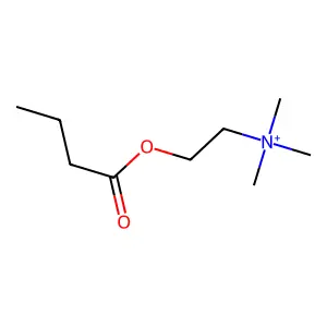 丁酰胆碱 structure