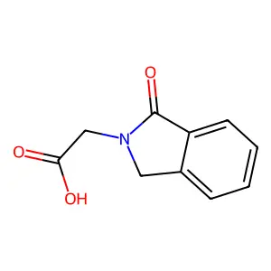 2-(3-oxo-1H-isoindol-2-yl)acetate structure