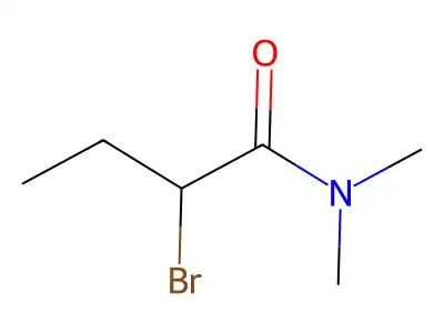 2-Bromo-N,N-dimethylbutanamide structure