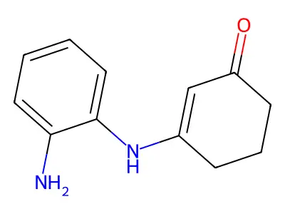 3-((2-Aminophenyl)amino)-2-cyclohexen-1-one structure