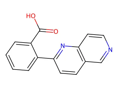2-(1,6-Naphthyridin-2-yl)benzoic acid structure