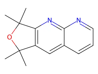 6,6,8,8-Tetramethyl-6,8-dihydrofuro[3,4-b][1,8]naphthyridine structure