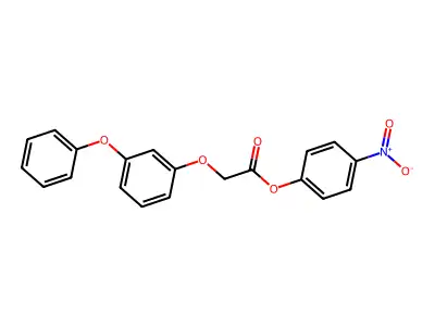 4-Nitrophenyl 2-(3-phenoxyphenoxy)acetate structure