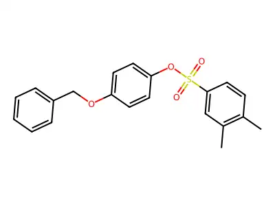 4-(Benzyloxy)phenyl 3,4-dimethylbenzenesulfonate structure