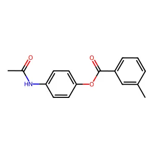 4-Acetamidophenyl 3-methylbenzoate structure