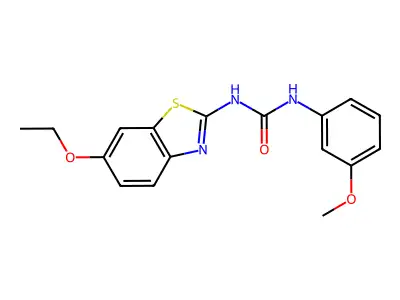 1-(6-Ethoxybenzo[d]thiazol-2-yl)-3-(3-methoxyphenyl)urea structure