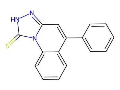 5-Phenyl-[1,2,4]triazolo[4,3-a]quinoline-1-thiol structure