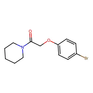 2-(4-Bromophenoxy)-1-(piperidin-1-yl)ethanone structure