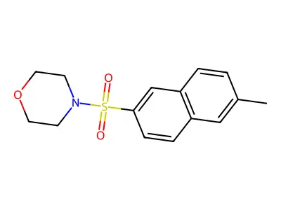 4-(6-Methylnaphthalen-2-yl)sulfonylmorpholine structure