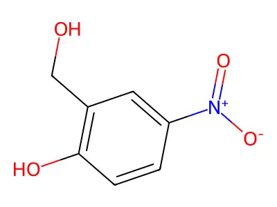 2-Hydroxy-5-nitrobenzyl alcohol structure