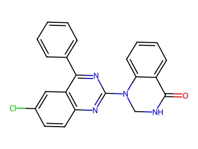 1-(6-Chloro-4-phenylquinazolin-2-yl)-2,3-dihydroquinazolin-4-one structure
