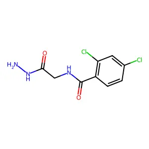2,4-二氯-N-(2-肼基-2-氧代乙基)苯甲酰胺 structure