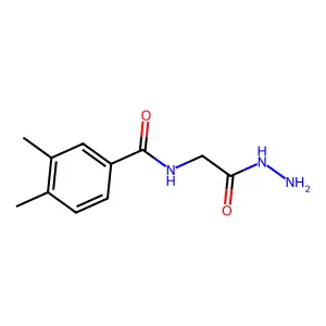N-(2-hydrazinyl-2-oxoethyl)-3,4-dimethylbenzamide structure