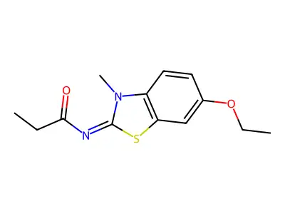 (E)-N-(6-ethoxy-3-methylbenzo[d]thiazol-2(3H)-ylidene)propionamide structure