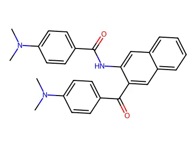 4-(Dimethylamino)-N-{3-[4-(dimethylamino)benzoyl]naphthalen-2-YL}benzamide structure