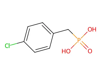 (4-Chloro-benzyl)-phosphonic acid structure