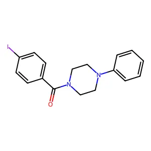 1-(4-Iodobenzoyl)-4-phenylpiperazine structure