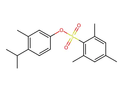 4-Isopropyl-3-methylphenyl 2,4,6-trimethylbenzenesulfonate structure