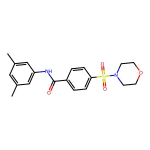 N-(3,5-dimethylphenyl)-4-(morpholinosulfonyl)benzamide structure