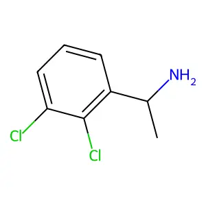 2,3-二氯代-α-甲基苄胺 structure