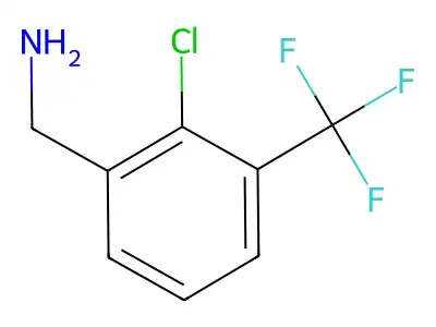 2-Chloro-3-(trifluoromethyl)benzylamine structure