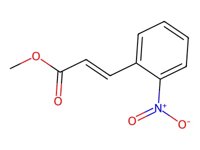 Methyl 3-(2-nitrophenyl)prop-2-enoate structure