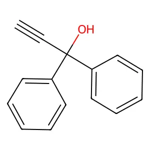 Diphenylethynylcarbinol structure