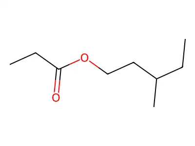 1-Pentanol, 3-methyl-, 1-propanoate structure