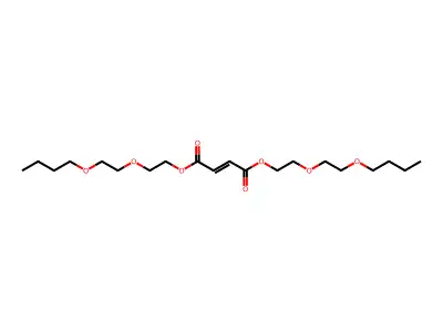 Bis[2-(2-butoxyethoxy)ethyl] but-2-enedioate structure