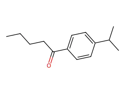 1-(4-iso-Propylphenyl)pentan-1-one structure