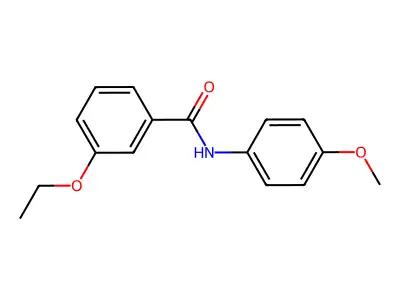 3-ethoxy-N-(4-methoxyphenyl)benzamide structure