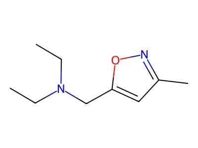 N-ethyl-N-((3-methylisoxazol-5-yl)methyl)ethanamine structure