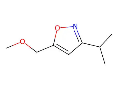 3-Isopropyl-5-(methoxymethyl)isoxazole structure